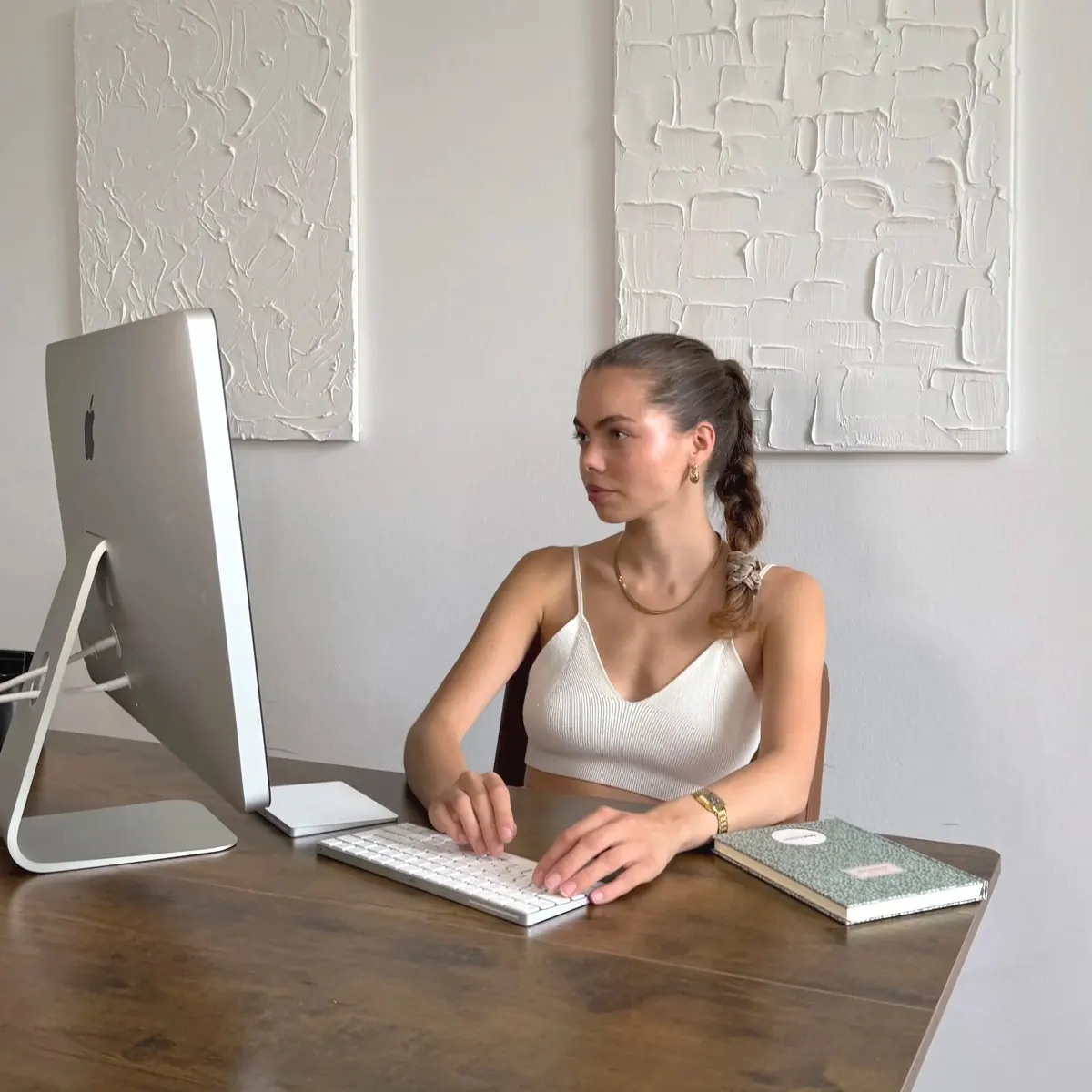 Talent manager at work